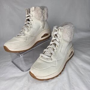 Skechers Los Angeles Uno Rugged Womens Fashion Boots Off White - 8.5 US